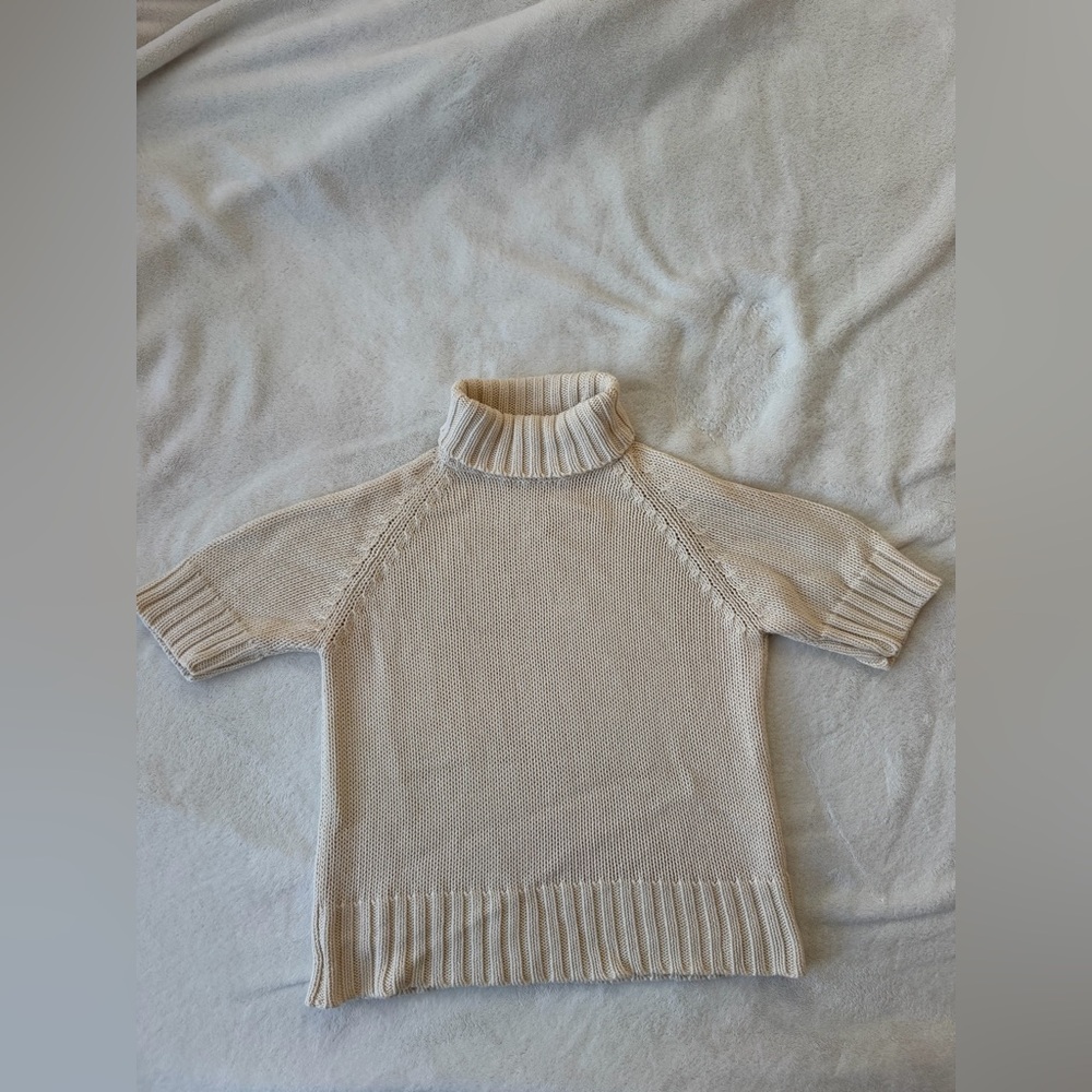 Hillard and Hanson Cotton sweater cream size large